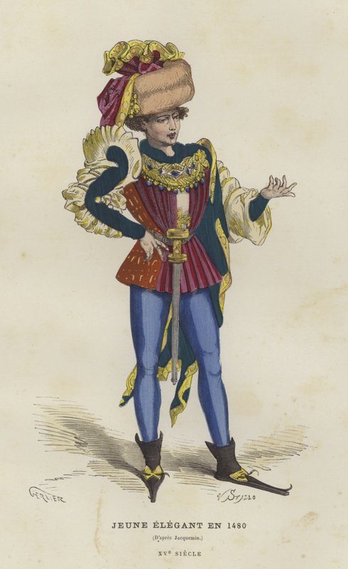 genç züppe, 1480 by French School