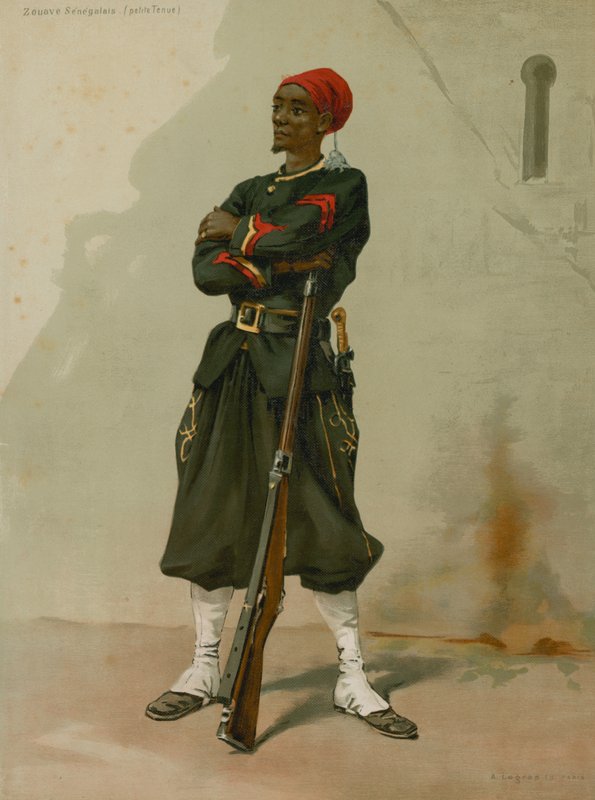 Zouave Senegalais, küçük kıyafet by French School