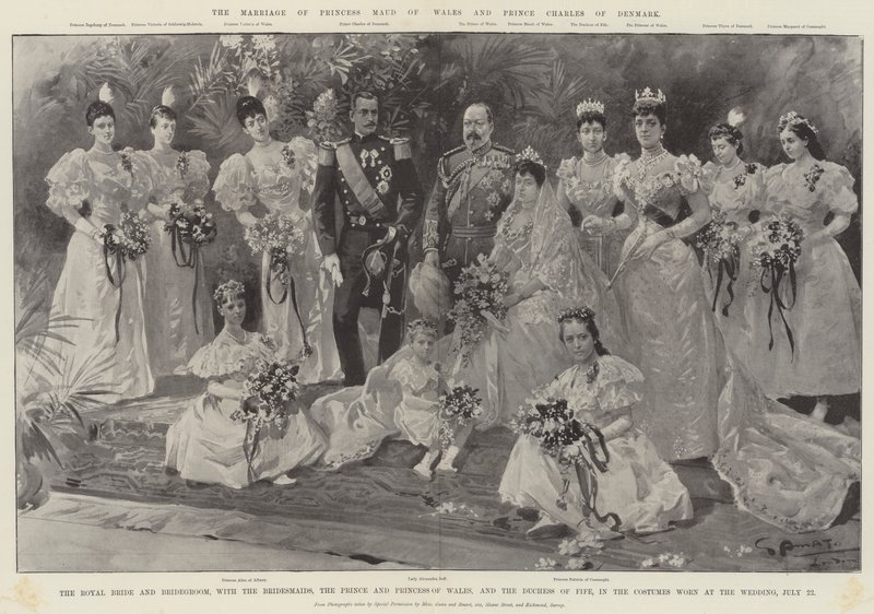 Galler Prensesi Maud ve Danimarka Prensi Charles