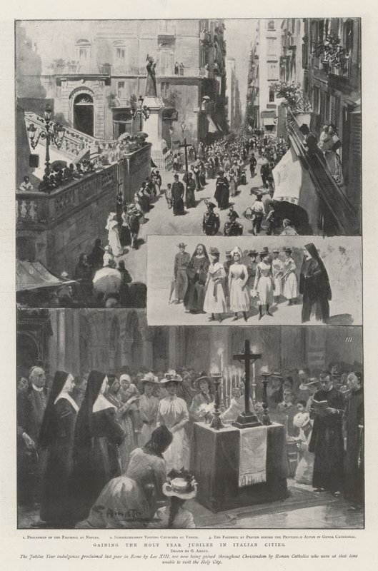 İtalyan Şehirlerinde Kutsal Yıl Jübilesinin Kazanılması by G.S. Amato