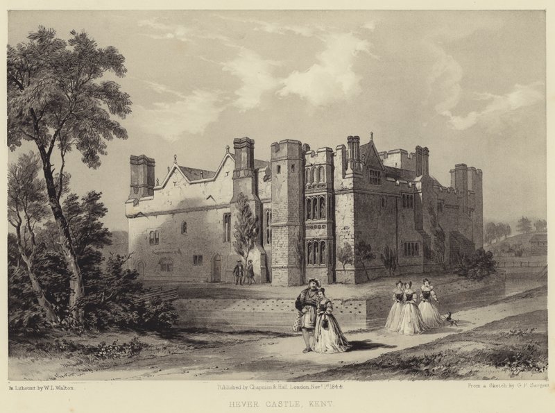 Hever Kalesi, Kent by G. F. Sargent