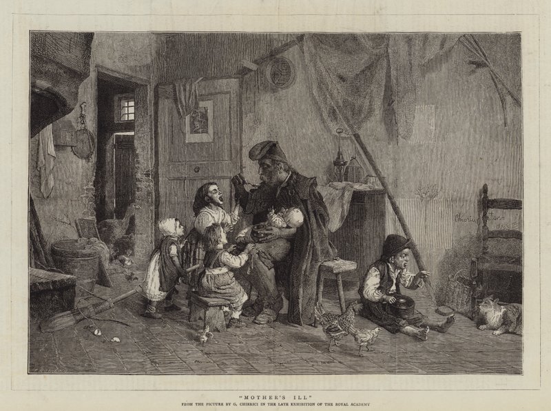 annenin hastalığı by Gaetano Chierici