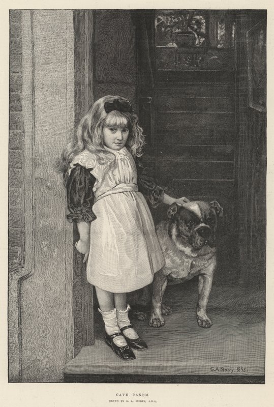 Dikkat köpek var by George Adolphus Storey
