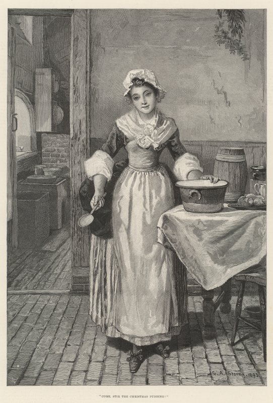Gel, Noel Pudingini karıştır! by George Adolphus Storey