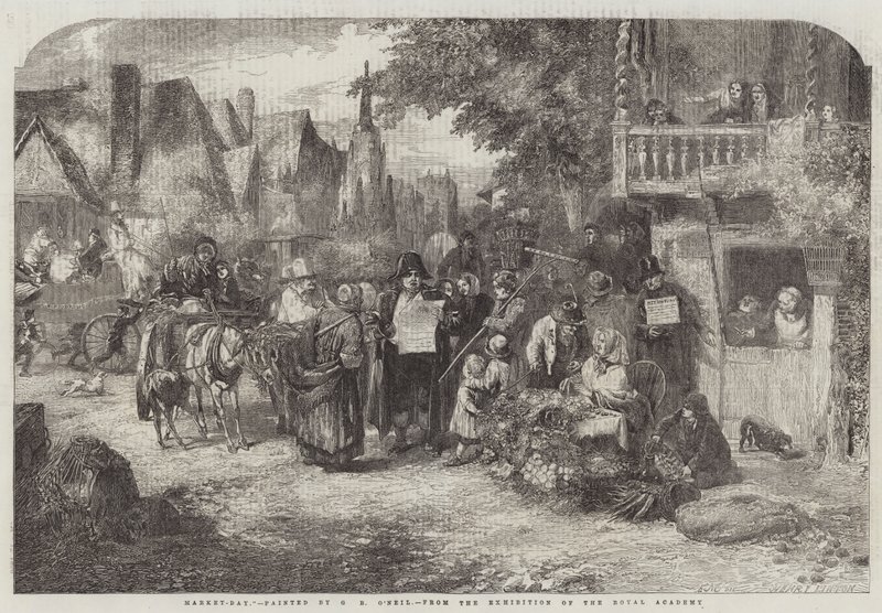 Market günü by George Bernard O