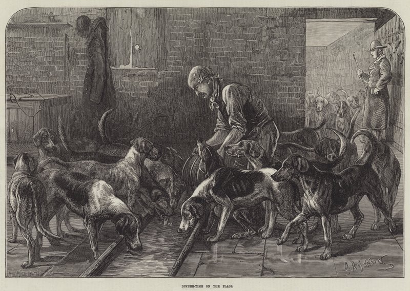 Bayraklarda Akşam Yemeği by George Bouverie Goddard
