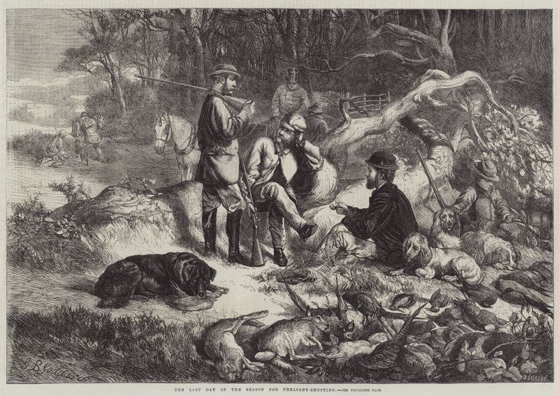 Sülün Avı için Sezonun Son Günü by George Bouverie Goddard
