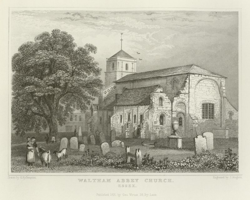 Waltham Abbey Kilisesi, Essex by George Bryant Campion