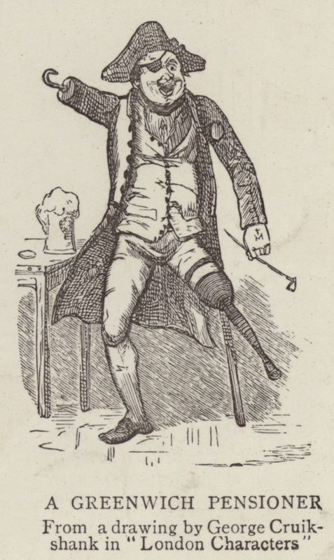Greenwich Emeklisi by George Cruikshank