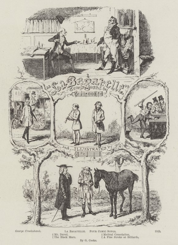 Bagatelle by George Cruikshank