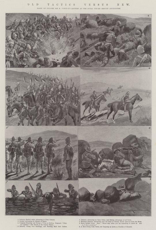 Eski Taktiklere Karşı Yeni by George Derville Rowlandson