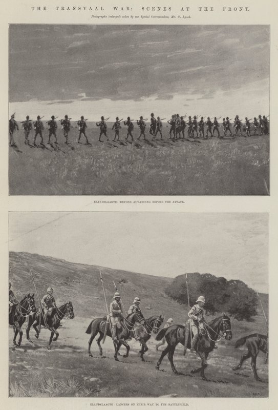 Transvaal Savaşı, Cephedeki Sahneler by George Derville Rowlandson