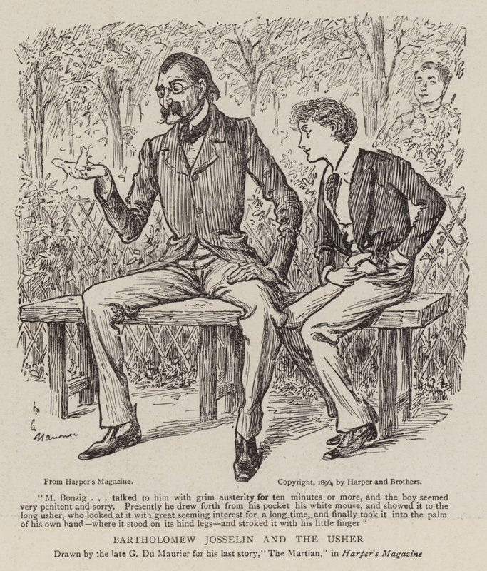 ಬಾರ್ತಲೋಮೆವ್ ಜೋಸೆಲಿನ್ ಮತ್ತು ಆಶರ್ ಟರ್ಕ್ by George du Maurier