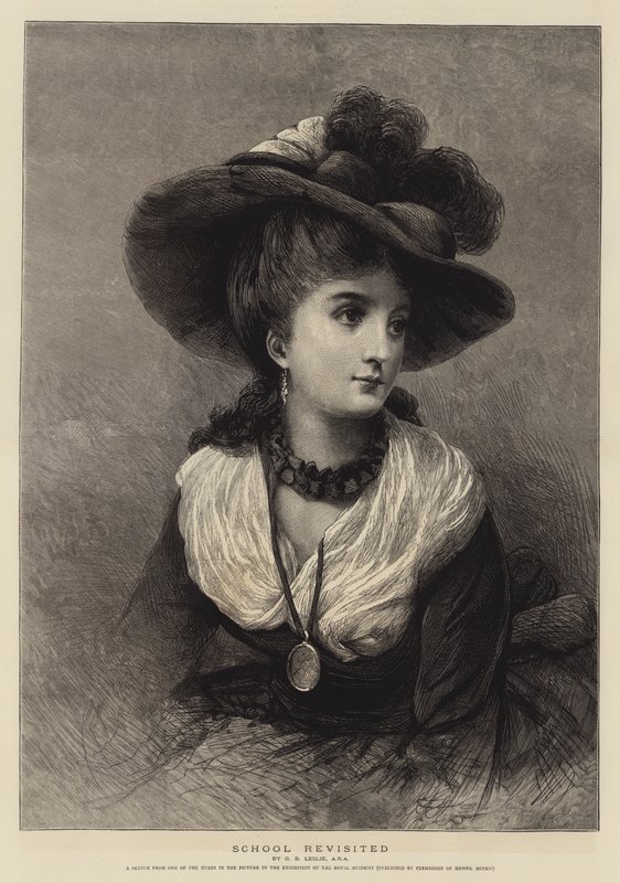 Okul Ziyareti by George Dunlop Leslie