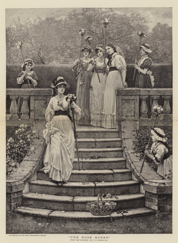 gül kraliçesi by George Dunlop Leslie