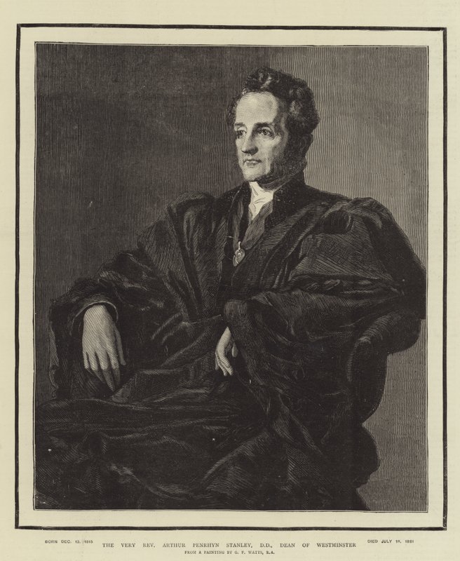 Çok Muhterem Arthur Penrhyn Stanley, DD, Westminster Dekanı by George Frederick Watts
