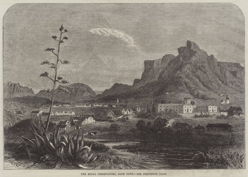 Kraliyet Gözlemevi, Cape Town by George French Angas