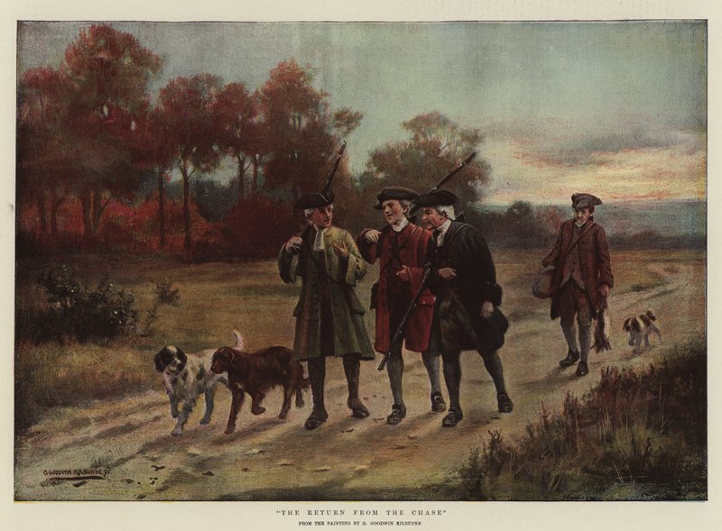 Kovalamacadan Dönüş by George Goodwin Kilburne
