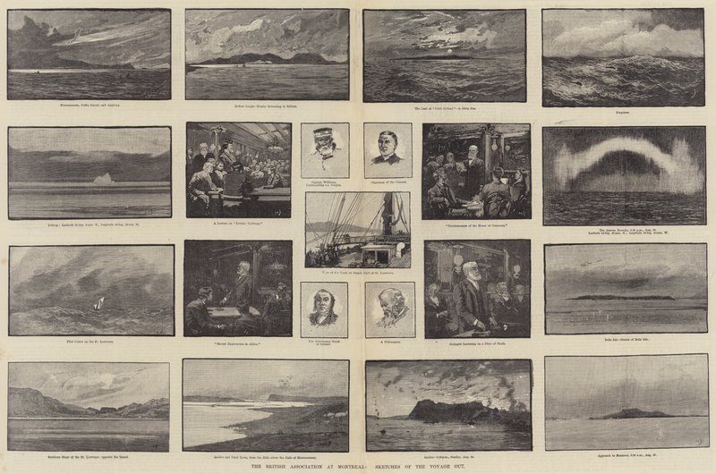 British Association at Montreal, Sketches of the Voyage by George L. Seymour