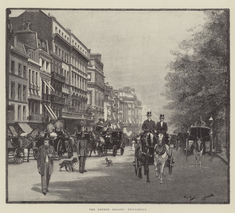 Londra Sezonu, Piccadilly by George L. Seymour