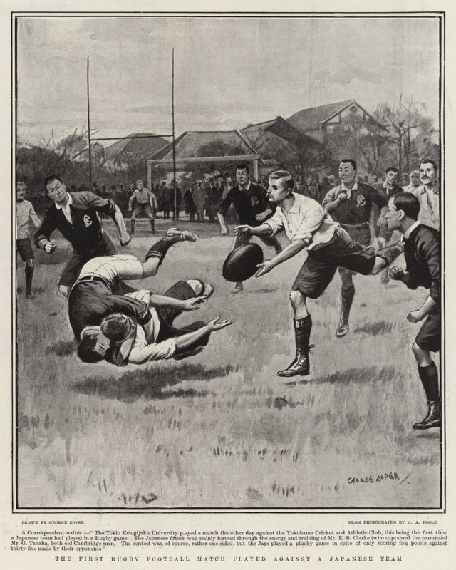 Bir Japon Takımına Karşı Oynanan İlk Rugby Maçı by George Soper