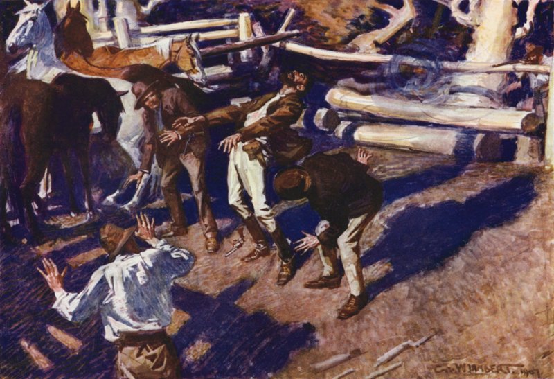 Illustration for Romance of Empire, Australia  by George Washington Lambert