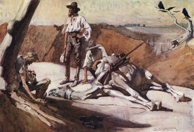Myndskreyting fyrir Romance of Empire, Ástralíu by George Washington Lambert