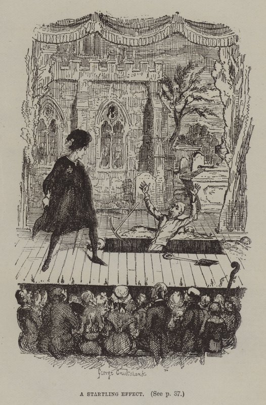 Şaşırtıcı Bir Etki (gravür) by George (after) Cruikshank