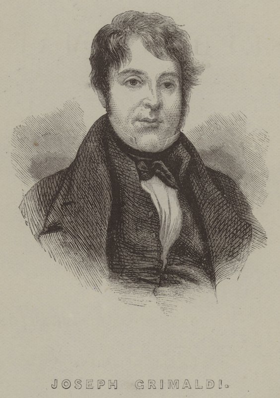 Joseph Grimaldi (gravür) by George (after) Cruikshank
