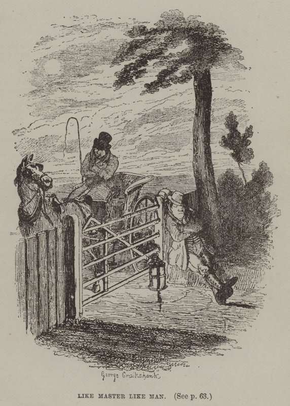 Master Like Man (gravür) by George (after) Cruikshank