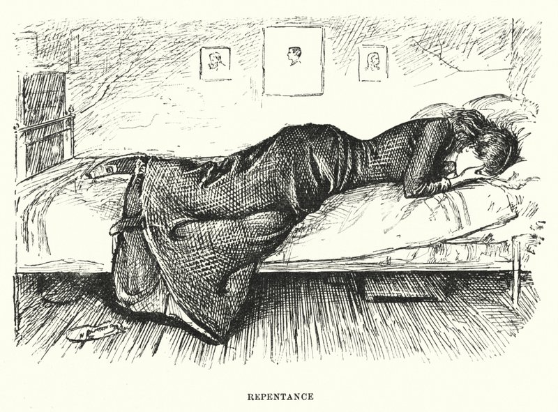 George du Maurier tarafından Trilby için illüstrasyon (gravür) by George (after) Du Maurier