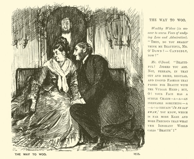 Kur yapma yolu (gravür) by George (after) Du Maurier