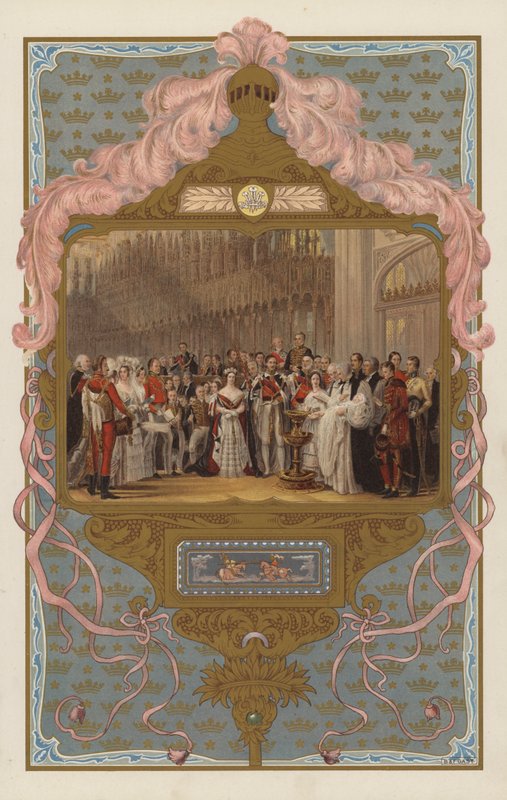 Gelecekteki Kral Edward VII'nin vaftizi (renkli taş) by George (after) Hayter
