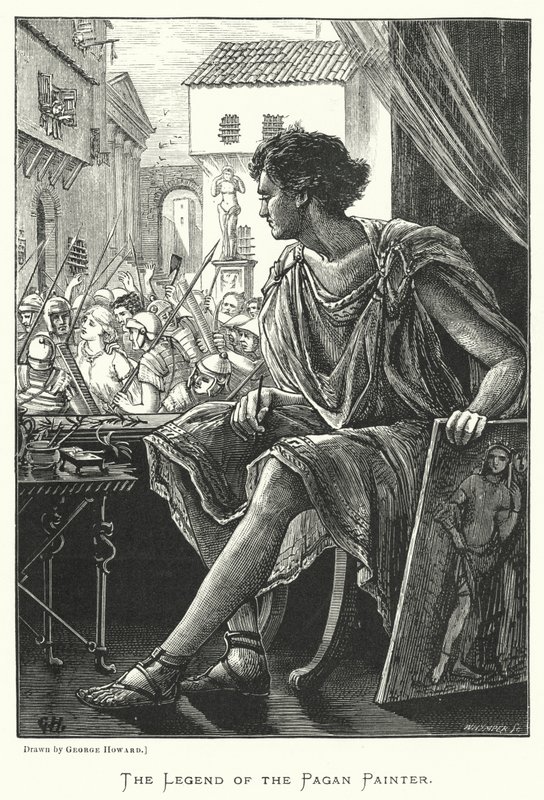 Pagan Ressamın Efsanesi (gravür) by George (after) Howard