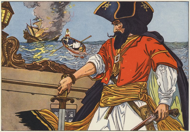 Karasakal, Atlantik Kıyısı korsanlarının en ünlüsü by George Alfred Williams