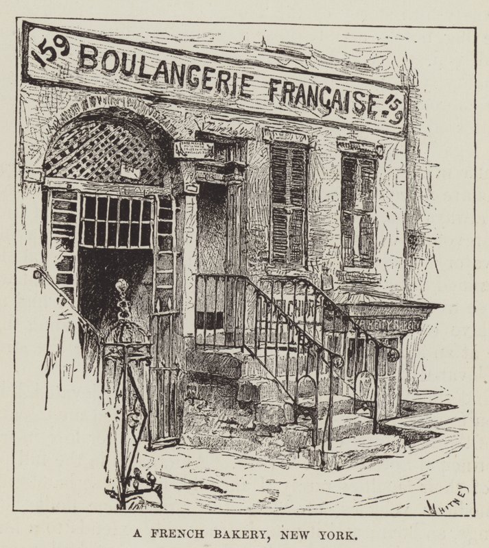Bir Fransız Fırını, New York by George Augustus Sala