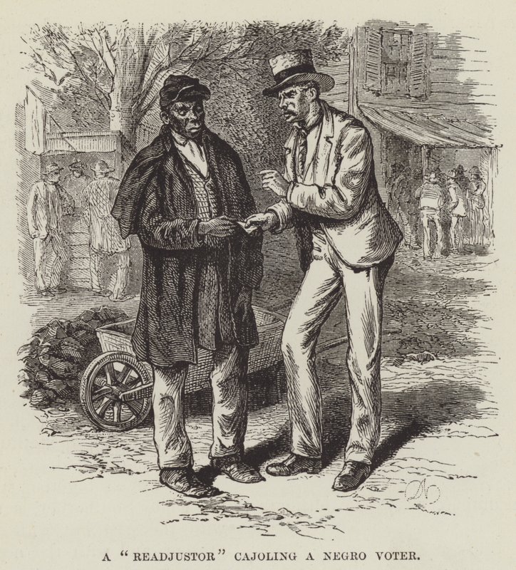 Bir zenci seçmeni kandıran bir düzenleyici by George Augustus Sala