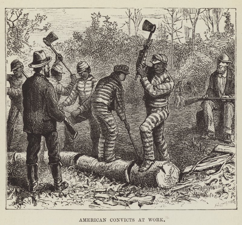 Amerikan Hükümlüler İş Başında by George Augustus Sala