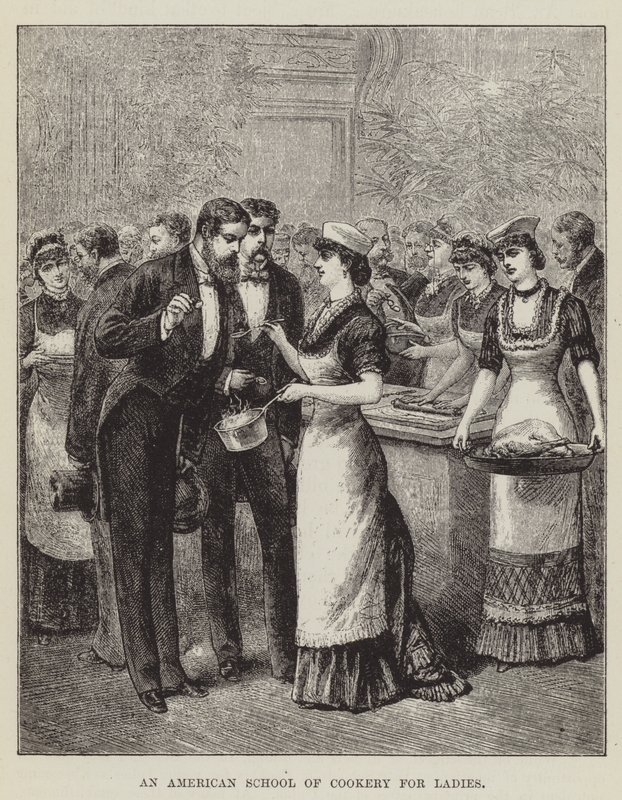 Bayanlar için Amerikan Aşçılık Okulu by George Augustus Sala