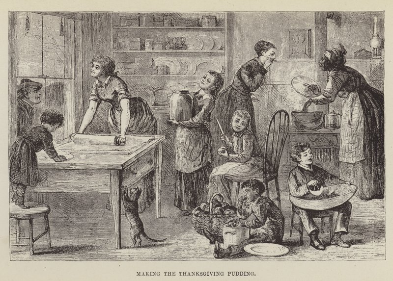 Şükran Pudingi Yapmak by George Augustus Sala