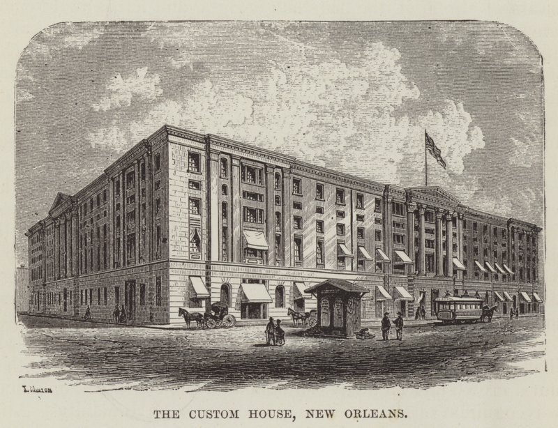 Özel Ev, New Orleans by George Augustus Sala