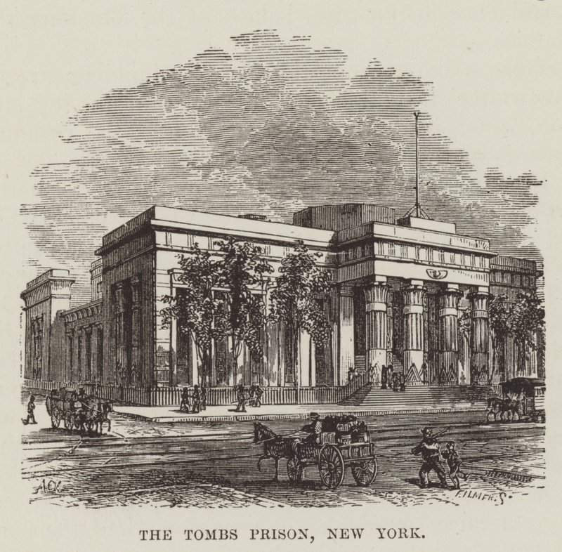 Mezarlar Hapishanesi, New York by George Augustus Sala