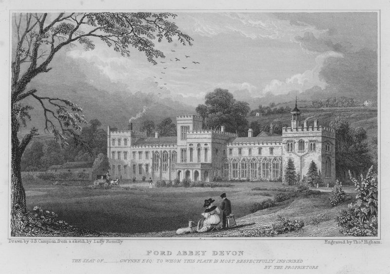Ford Abbey, Devon (gravür) by George Bryant Campion