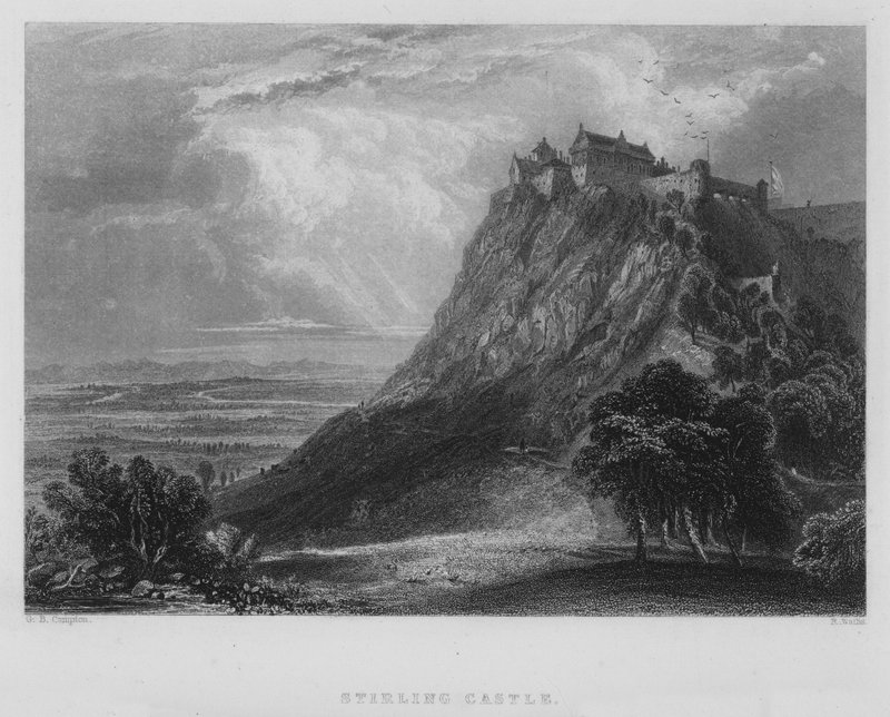 Stirling Kalesi (gravür) by George Bryant Campion