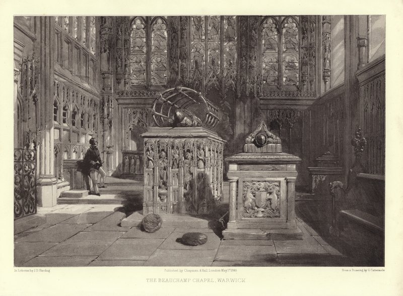 Beauchamp Şapeli, Warwick by George Cattermole