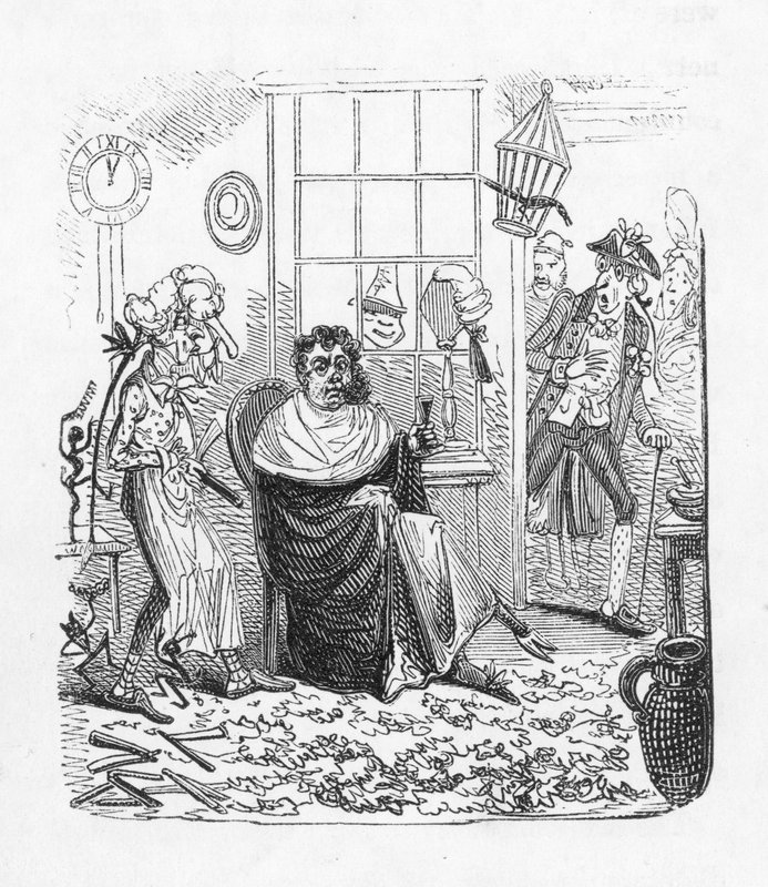 Berberlerde (gravür) by George Cruikshank