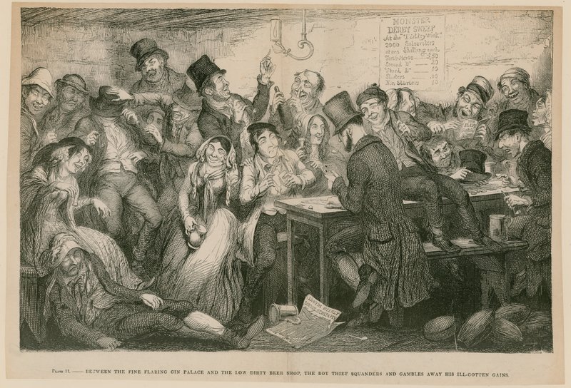 Sarhoşun Çocuklarından, 1848 by George Cruikshank