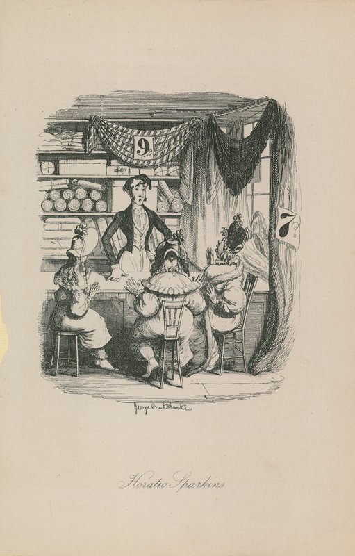 Horatio Kıvılcımları by George Cruikshank