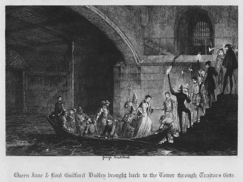 Kraliçe Jane ve Lord Guilford Dudley, Hainler Kapısı