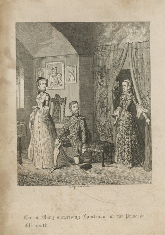 Kraliçe Mary, Courtenay ve Prenses Elizabeth